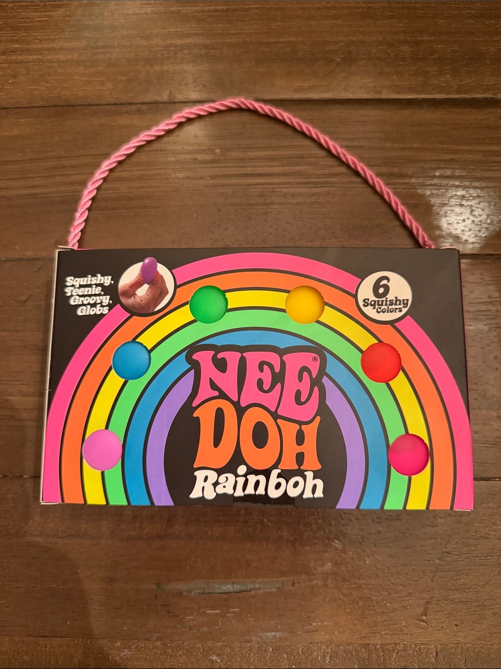 NeeDoh Rainboh Kids Toy Stress Balls - Rainbow Colors